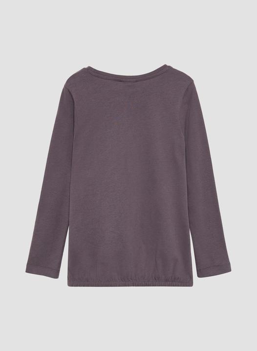 Produktbild S.Oliver T-Shirt Langarmshirt mit Foil-Print und Gummibund (104, 110)