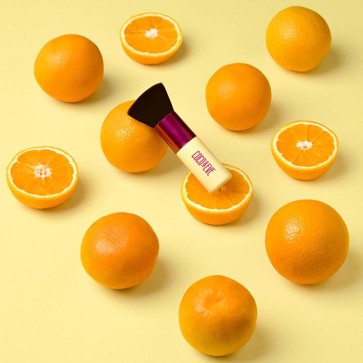 Actual product image Coco & Eve Sunny Honey Deluxe Vegan Kabuki Brush