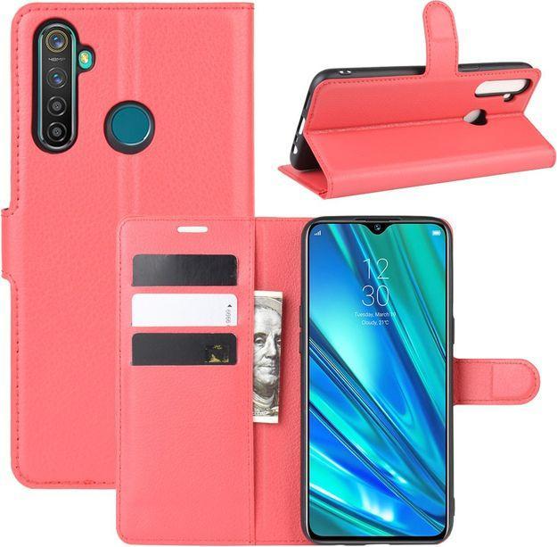 Actual product image MU Classic Litchi Leather Bookcover Series (Realme 5 Pro)