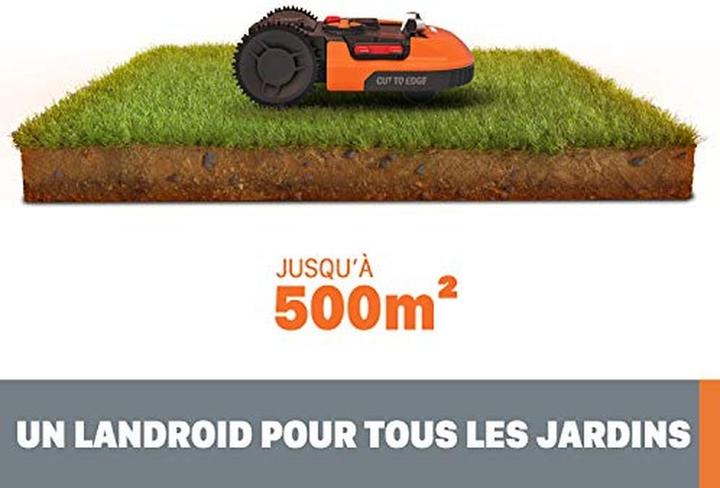 Actual product image Worx Landroid M500 Plus (500 m², Boundary wire)