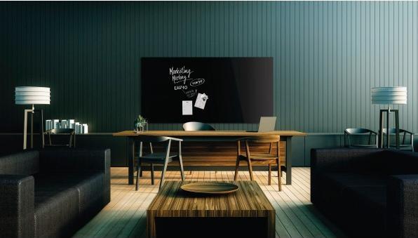 Produktbild Magnetoplan MAGNETOP. Design Glassboard 1500x1000mm 13408012 tief-schwarz (1500 x 1000 mm)