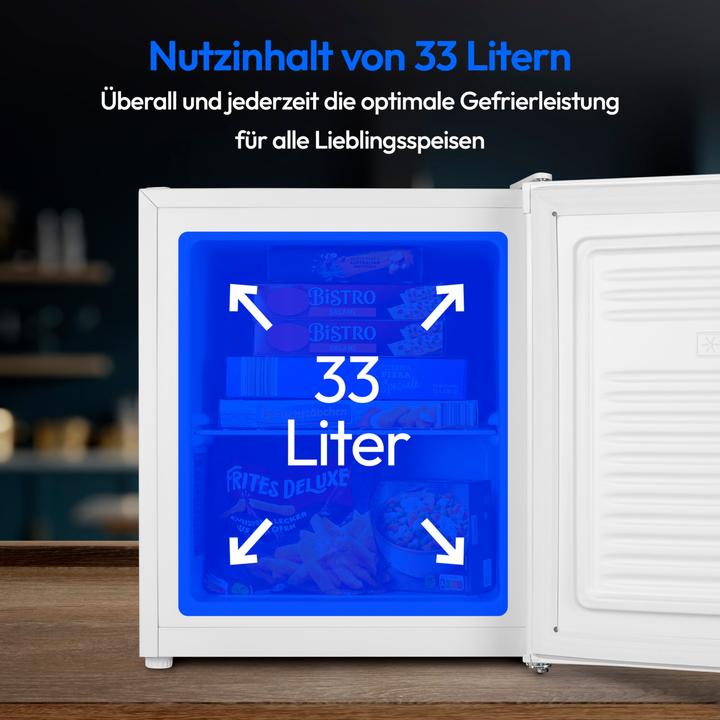 Produktbild Medion Gefrierschrank MD 37675 Rechts/Wechselbar (Freistehend, 33 l)