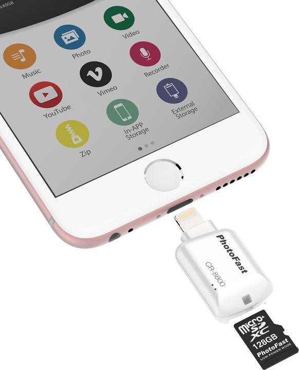 Image du produit PhotoFast CR8800 iOS MicroSD CardReader