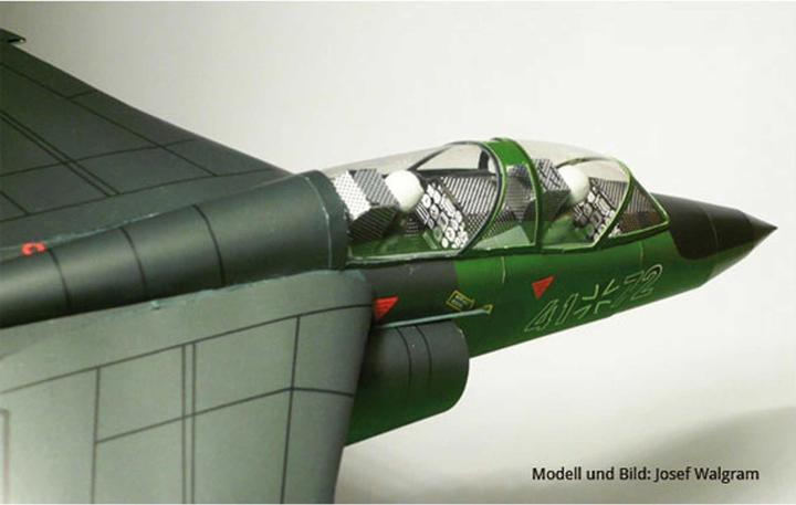 Actual product image Geli alpha jet jabog 41 cardboard model