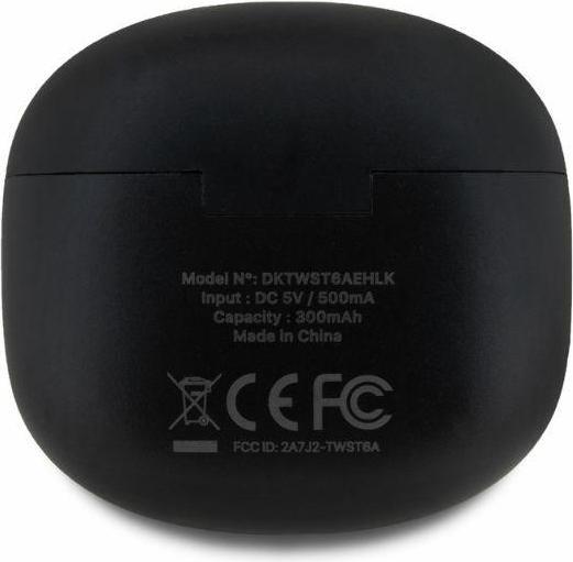 Produktbild DKNY słuchawki Bluetooth DKTWST6AEHLK czarne/black TWS BT Satiny Finish (26 h, Kabellos)