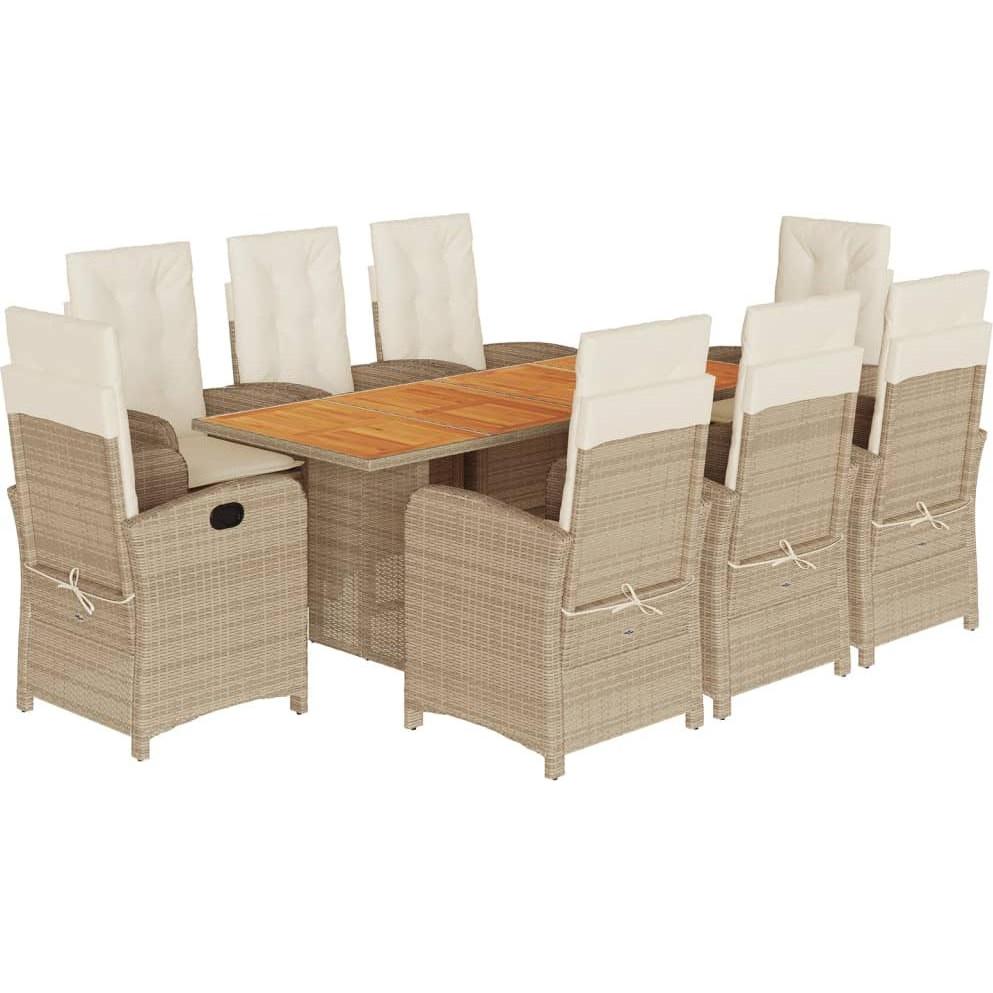 VidaXL, Gartentisch + Balkontisch, Jayden (190 cm)