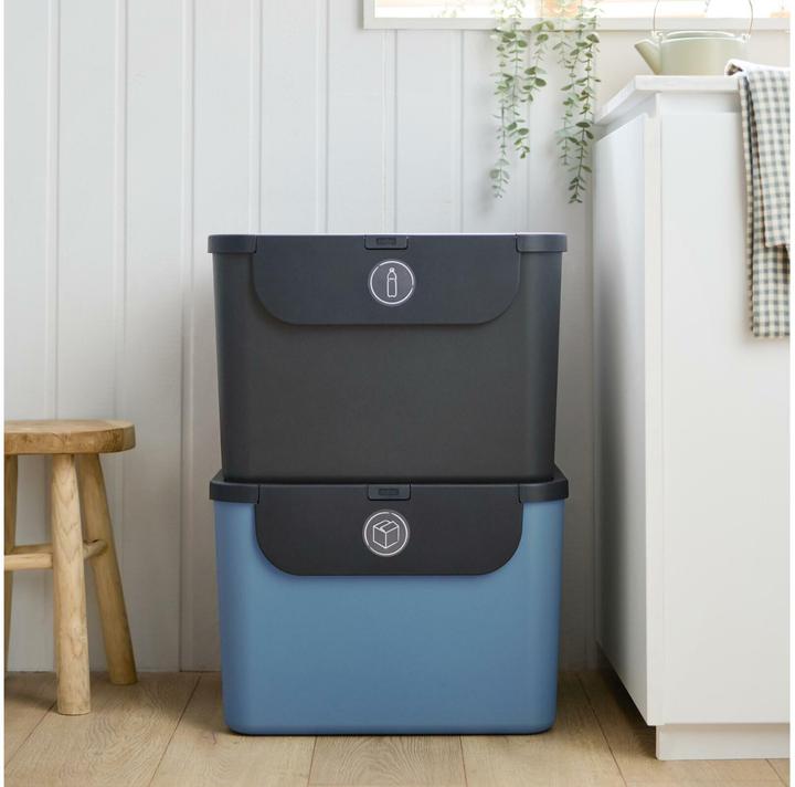 Produktbild Rotho Kunststoff AG / Sp. z o.o. Recycling Müllsystem 55 l ALBULA (55 l)