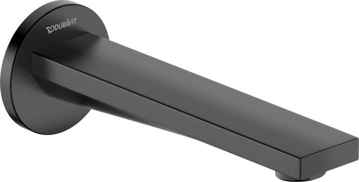 Productafbeelding Duravit Tulum baduitloop 171mm zwart mat