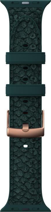 Actual product image Njord Jord Watch Strap For (41 mm, 40 mm, Vegan Leather, Silicone, Vegan salmon leather)