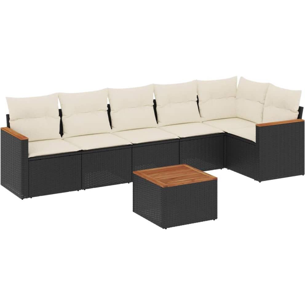 VidaXL, Gartenlounge, 10-tlg. Garten-Lounge-Set mit Kissen