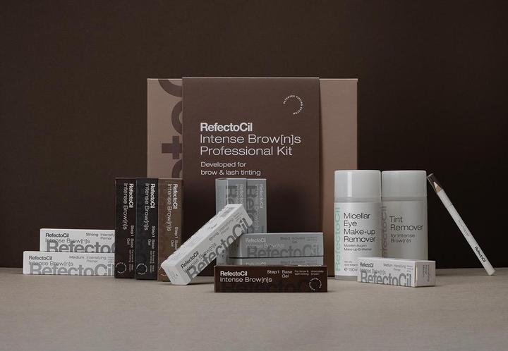 Image du produit Refectocil Kit professionnel Intense Brow(n)s (Chocolat, Noir brun, Frêne brun, Brun foncé)