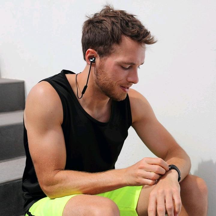 Produktbild V-TAC VT6166 Sport Headset Bluetooth 500mAh Schwarz (8 h, Kabellos)