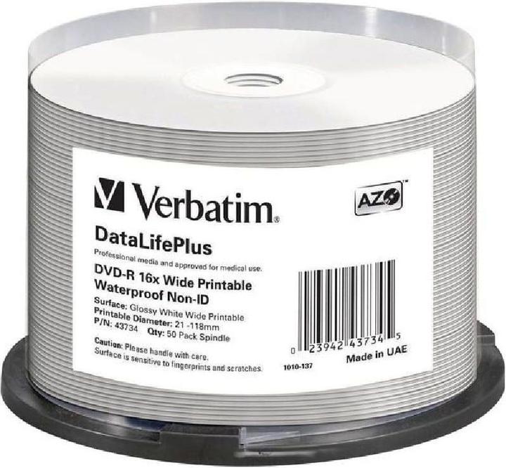Verbatim DVD-R 4.7GB 50 stuks (50 x)