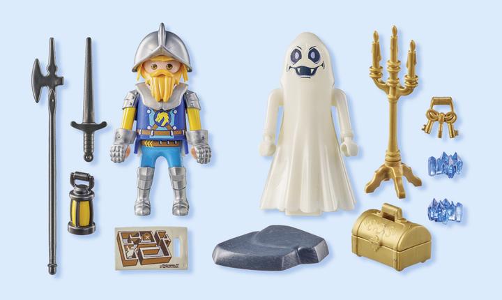 Immagine prodotto Playmobil Fantasma e cavaliere del castello (71797, Playmobil Novelmore)