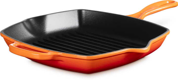 Image du produit Le Creuset Signature (26 cm, Poêle à grillades, Fonte)