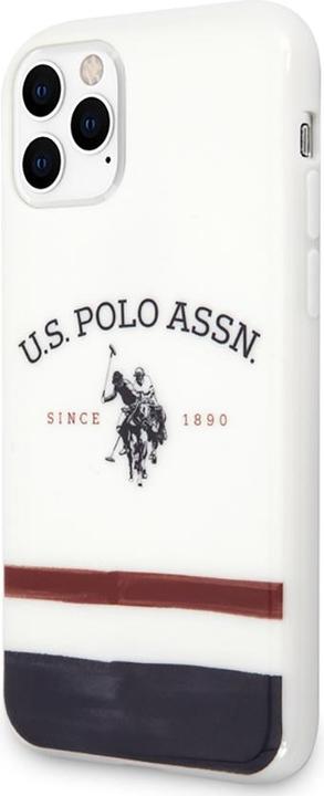 Actual product image U.S. Polo US Polo USHCN58PCSTRB iPhone 11 Pro Two-Tone / White T-Color Collection (Apple iPhone 11 Pro)