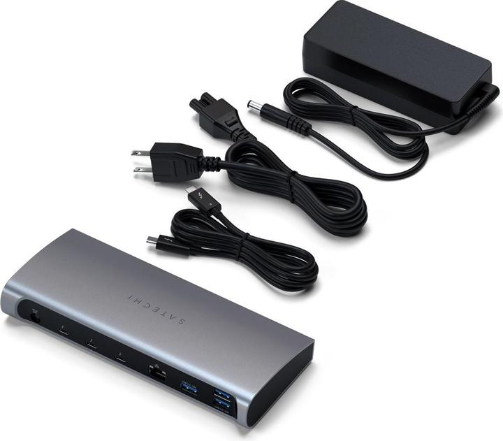 Produktbild Satechi Thunderbolt 4 Multiport All-in-One-Dockingstation mit Netzadapter (USB-C)