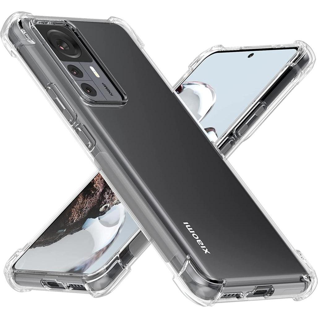 Thumbnail - Screenguard Xiaomi 12T Pro Hülle Crystal Soft Airbag Bumper (Xiaomi 12T Pro), Smartphone Hülle, Transparent