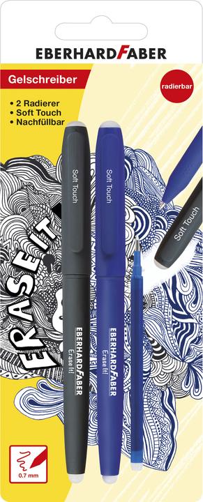 EberhardFaber Gel pen (Black, Blue, 2 x)
