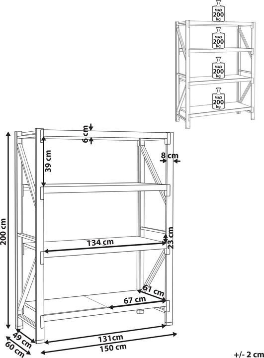 Produktbild Beliani Fiuggi