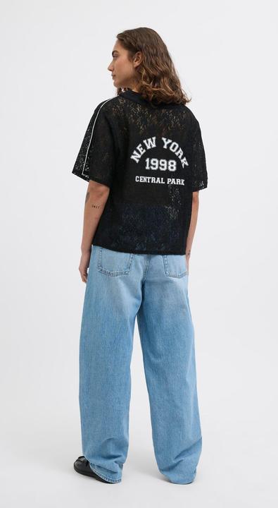 Produktbild JJXX Jxstine Lace Loose V Neck Tee Jrs Ln (XS)