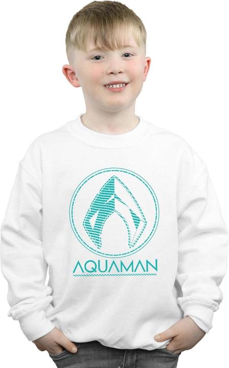 Produktbild Jungen Aquaman Aqua Logo Sweatshirt (116)