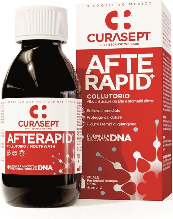 Image du produit Curasept AFTE RAPID DNA solution de rinçage 125 ml (125 ml, Bains de bouche)