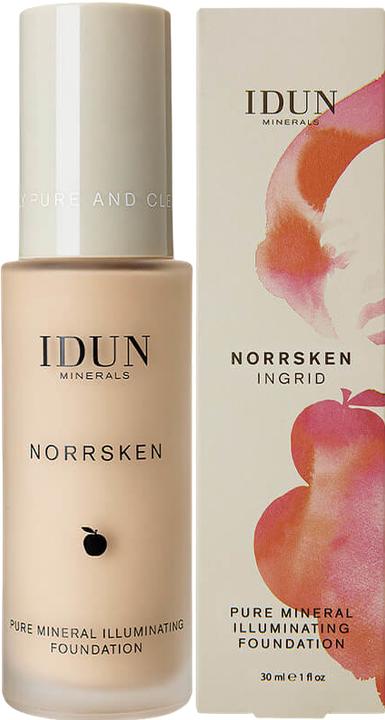 Actual product image IDUN Minerals Liquid foundation Norrsken Disa