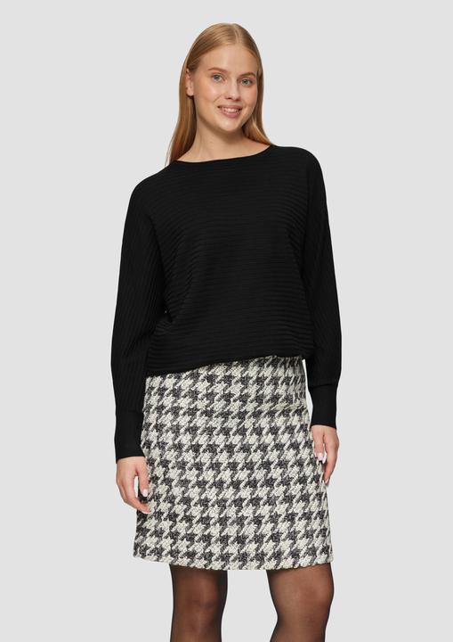 Produktbild S.Oliver Strickpullover Strukturierter Strickpullover mit Fledermausärmeln (42)