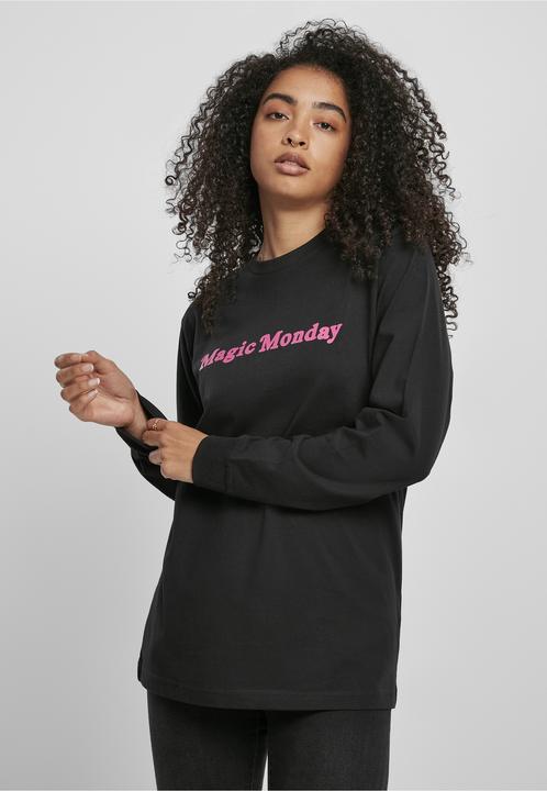 Produktbild Merchcode Ladies Magic Monday Slogan Longsleeve (XS)