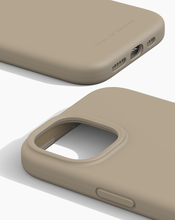 Image du produit iDeal Of Sweden Couverture silicone Designer Beige (Apple iPhone 15)