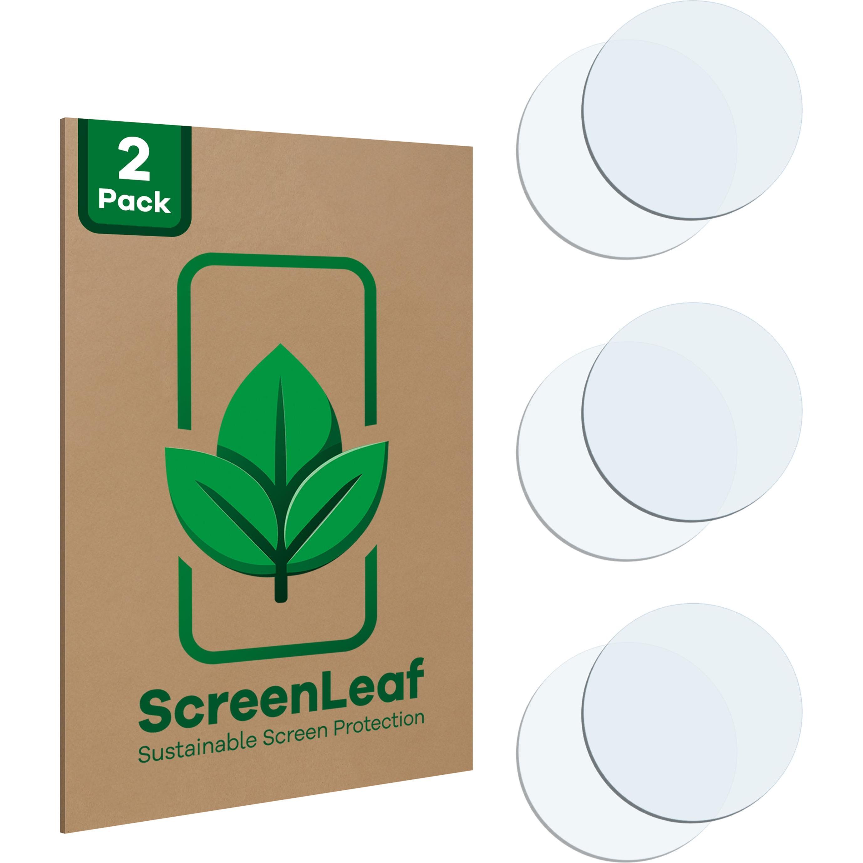 ScreenLeaf Schutzfolie nachhaltiger Displayschutz Displayschutzfolie Folie Klar Transparent (2 Stück, Samsung Galaxy S22...