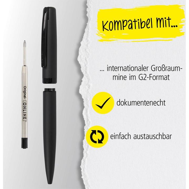 Immagine prodotto Online ELEGANZA - Biro Twist (Nero, Nero Puro, 1x)