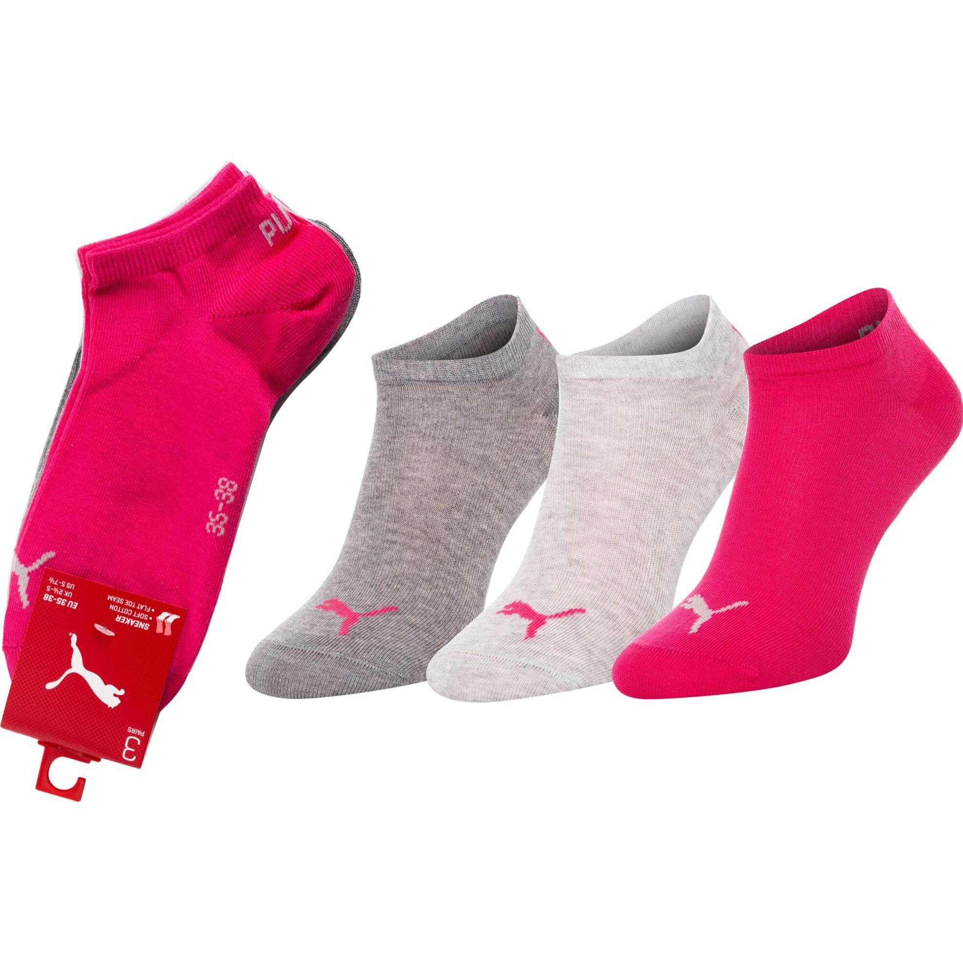 Thumbnail - Puma, Damen, Socken, Socken Sportlich Stretch, Grau, (39 - 42)