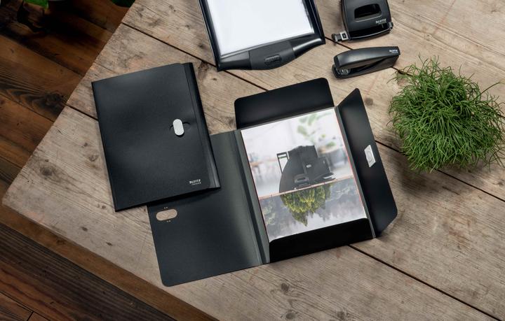 Produktbild Leitz Einlagemappe ALPHA Recycle A4 Schwarz (A4, 1x)