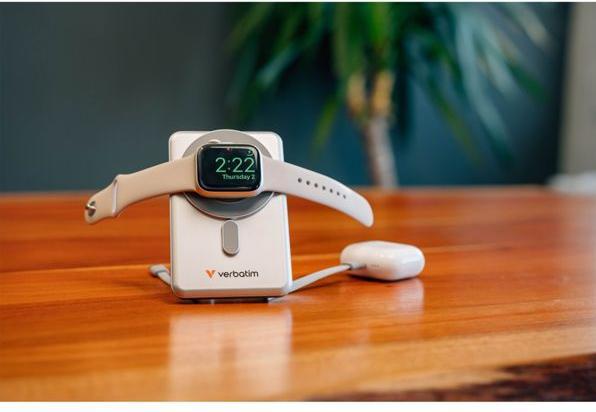 Image du produit Verbatim CnG 2C PB Wless 5000mAh Slvr (5000 mAh, 20 W, 35.80 Wh)