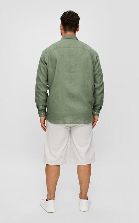 Immagine prodotto s.Oliver Hemd Leinenhemd mit Button-Down-Kragen (4XL)