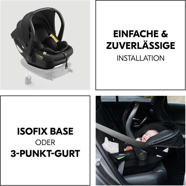 Actual product image Hauck Babyschale Drive N Care i-Size ab Geburt (Baby car seat, ECE R129/i-Size Standard)