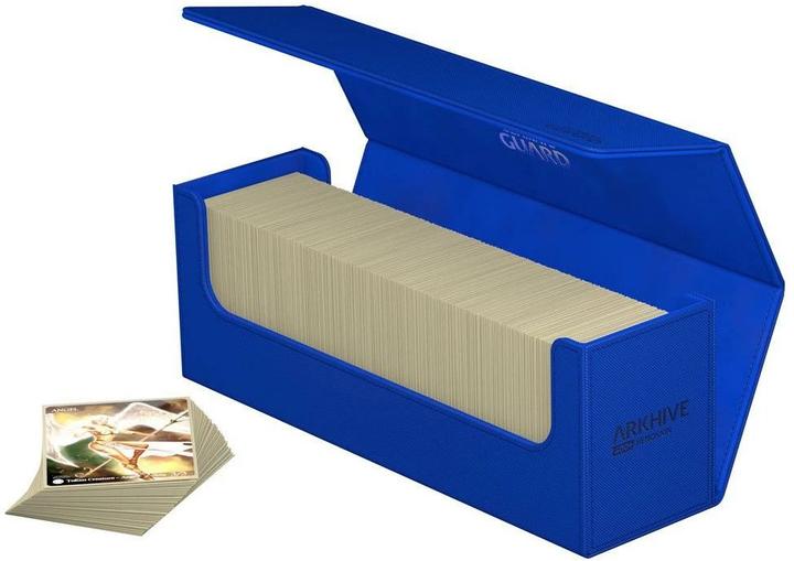 Actual product image Ultimate Guard Card Box XenoSkin Arkhive Monocolor 400+ Blue