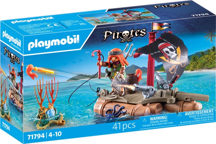Productafbeelding Playmobil Een schat vinden op een piratenvlot (71794, Playmobil Piraten)