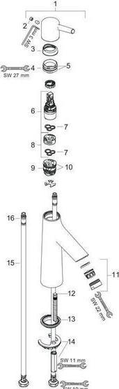 Produktbild hansgrohe Talis S Chrom