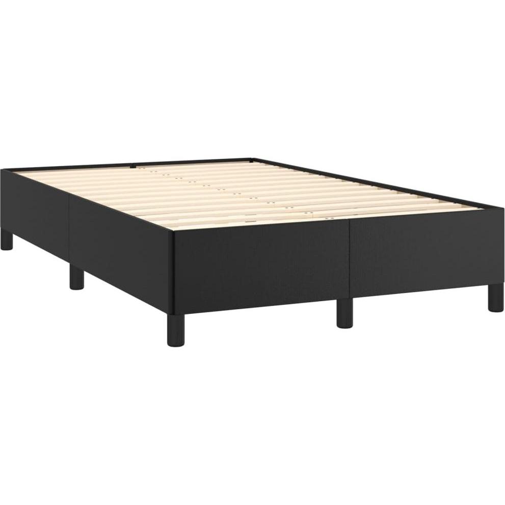 Thumbnail - VidaXL, Bett, Bo x springbett mit Matratze 120 x 190 cm Kunstleder (120 x 190 cm)