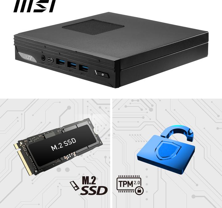 Actual product image MSI PRO DP10 13M-i7 1370P BB (Intel Core i7-1260P)