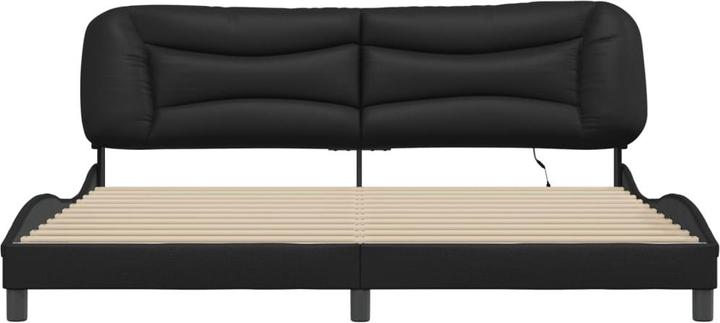 Produktbild VidaXL Bettgestell mit LED Kunstleder (200 x 200 cm)
