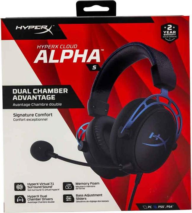 Produktbild HyperX Cloud Alpha S (Kabelgebunden)