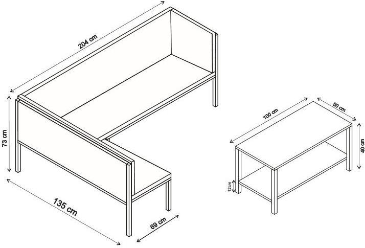 Actual product image Giardimo Samui corner lounge