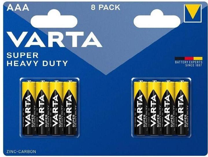 Produktbild Varta SUPERLIFE AAA Einweg-Mini-Stiftbatterie Zink-Kohle (8 Stk., AAA)