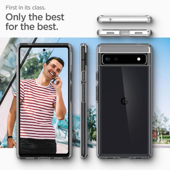 Produktbild Spigen Transparent Case Ultra Hybrid for Google Pixel 6A. (Google Pixel 6a)
