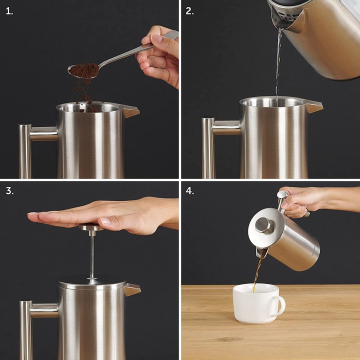 Produktbild Blumtal French Press, Edelstahl 350 ml