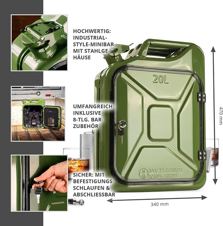 Image du produit Amavel Bar à bidons, équipé, vert